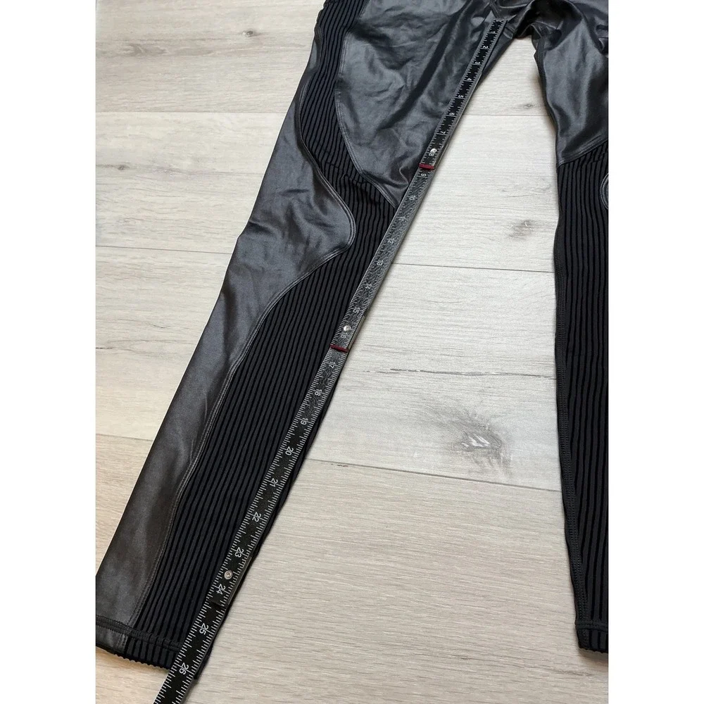 Fabletics Motion365+ Contour Leggings Women S Black Shine New‎ With Tags
